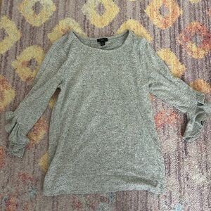 Ann Taylor Gray Blouse